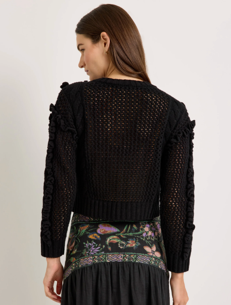 Lindsay Sweater Ruffle Detail