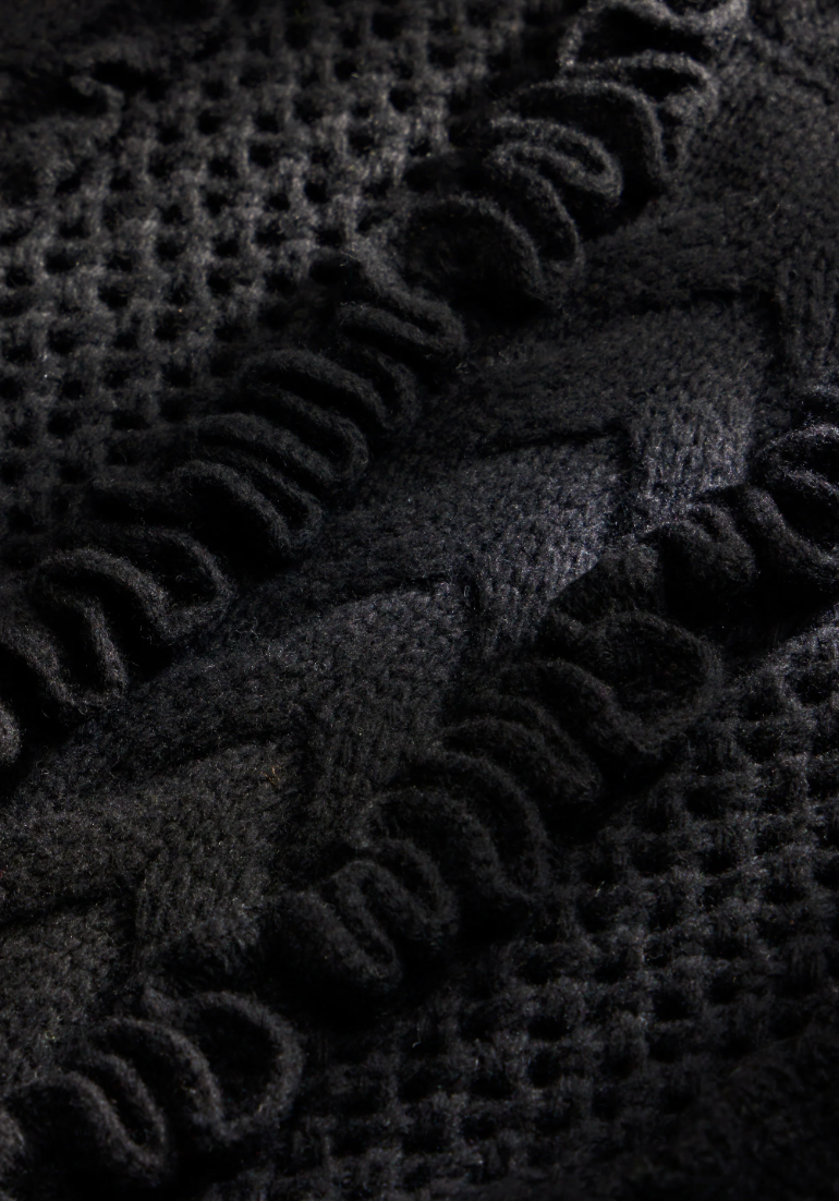 Lindsay Sweater Ruffle Detail