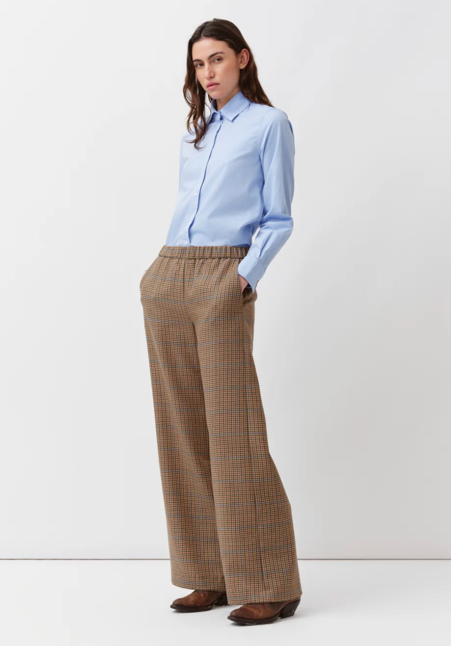 Ceza Shirt | French Blue Button Down Shirt