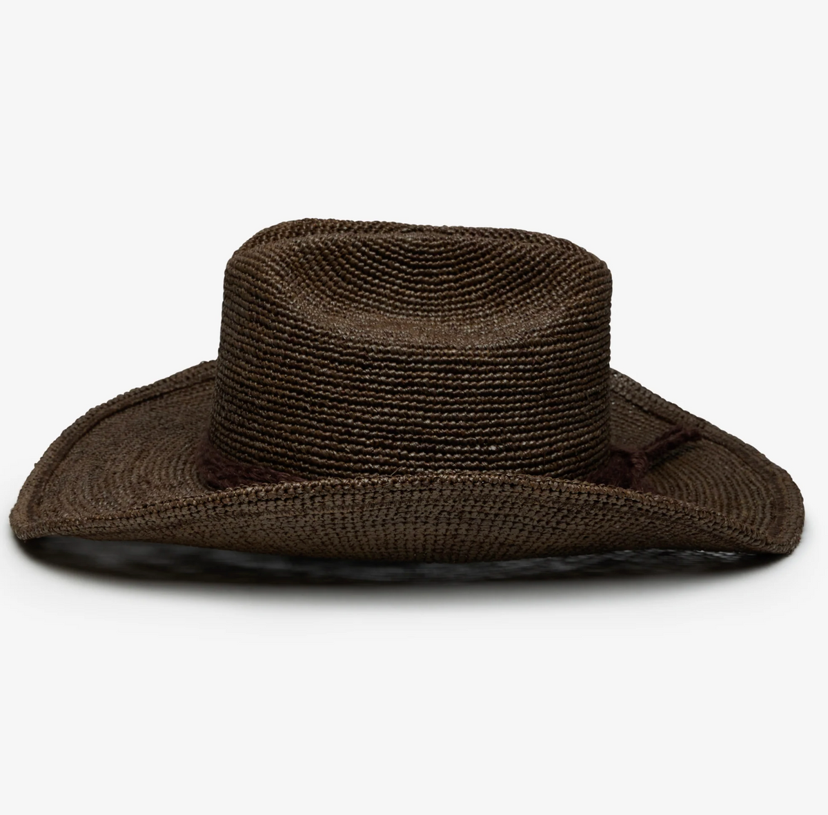 Pippa in Bison | Raffia Cowboy in Chocolate