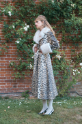 Priscilla Maxi Leopard Coat