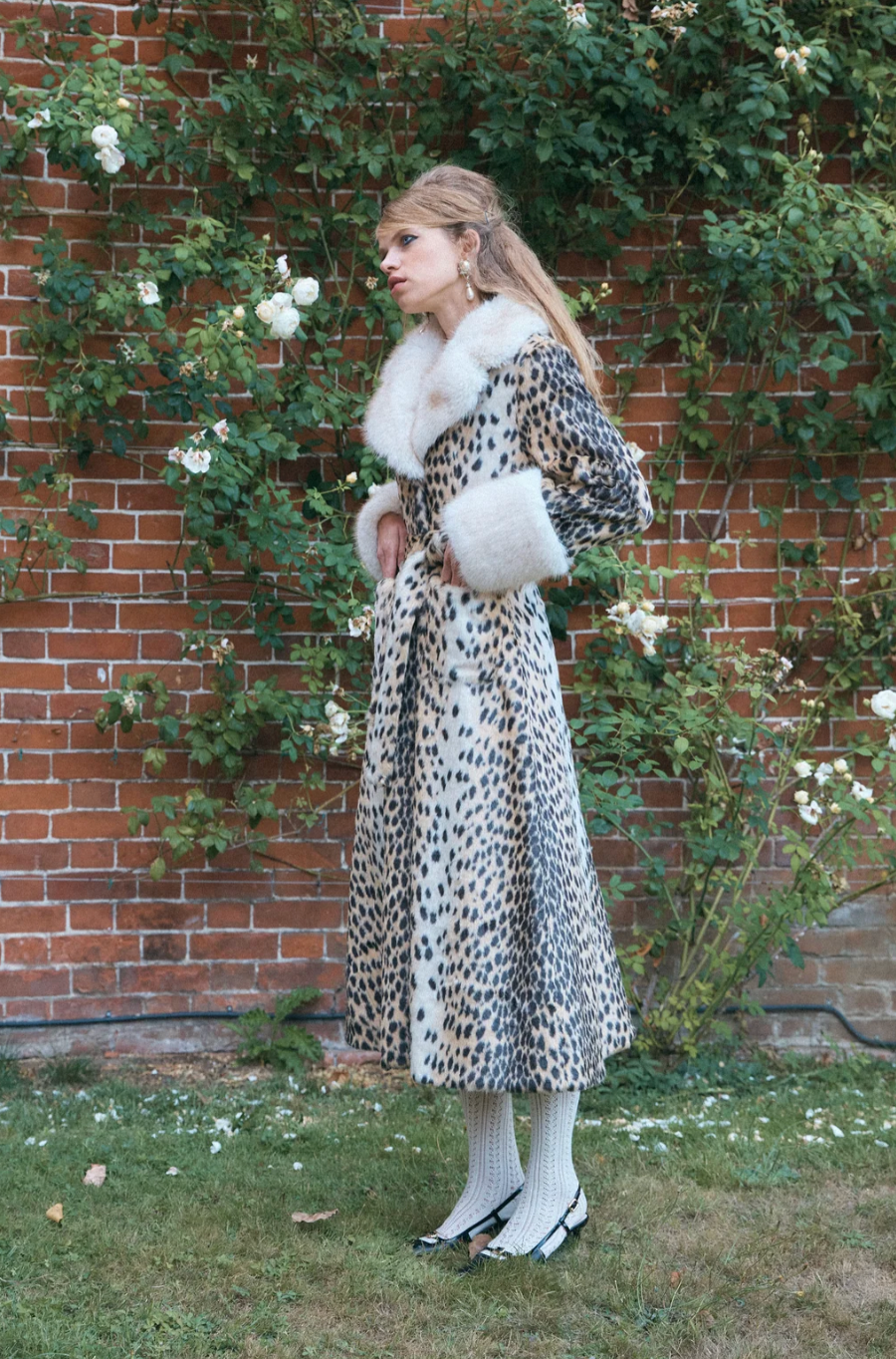Priscilla Maxi Leopard Coat
