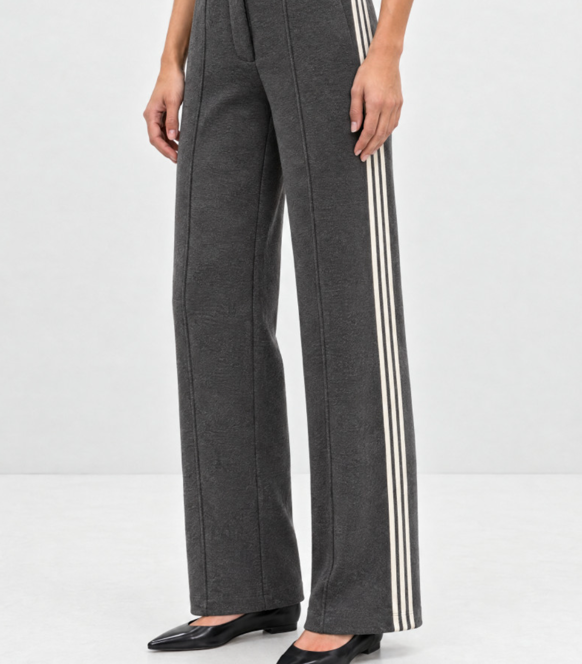 Dark Grey Knit Pants