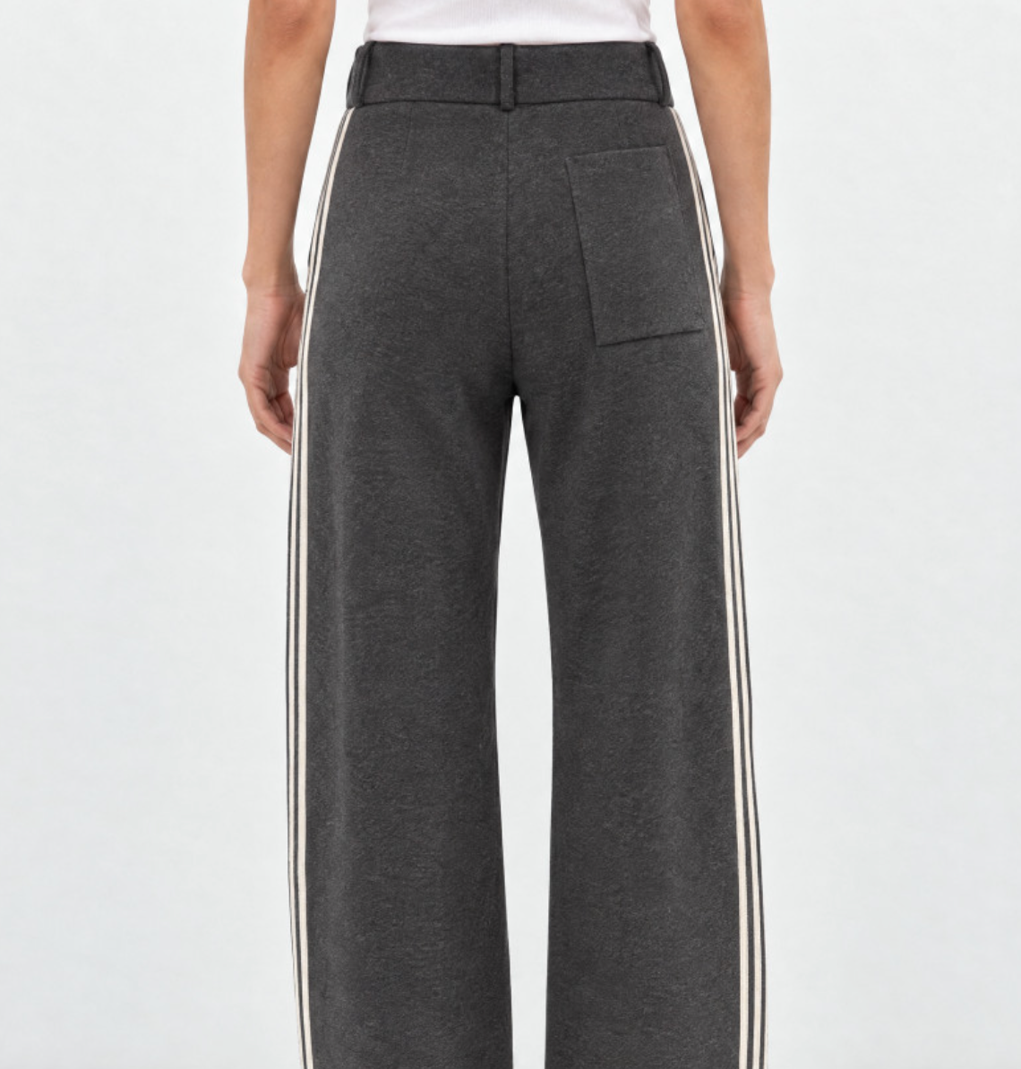 Dark Grey Knit Pants