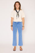 Pacific Blue Cropped Denim
