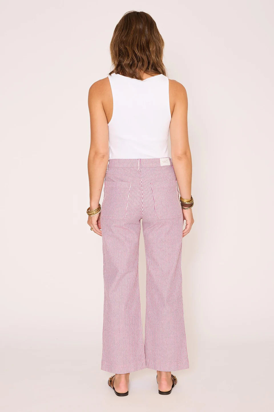 Portofino Striped Cropped Pant