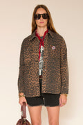 Venutia Leopard Print Jacket