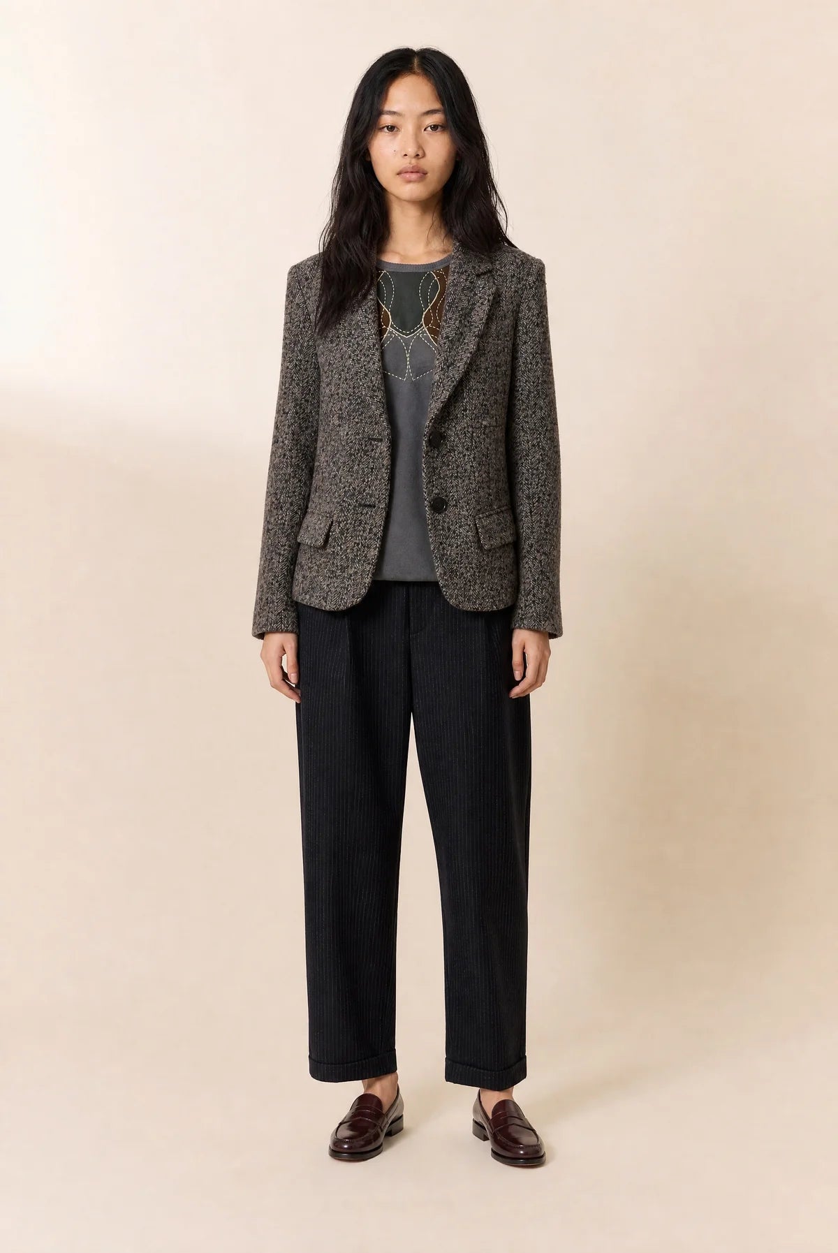Verena Chevron Blazer