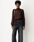 Duchess Blouse in Coffee