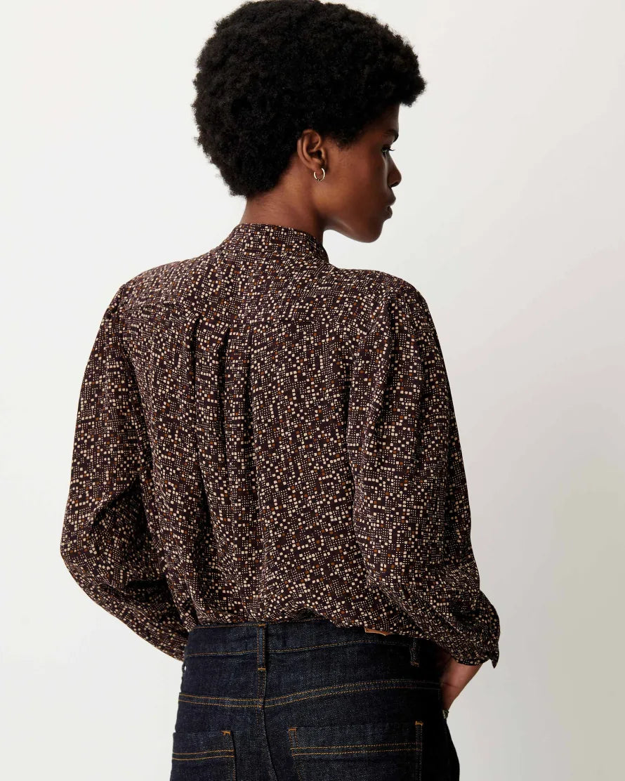Esperanzo Coffee Blouse