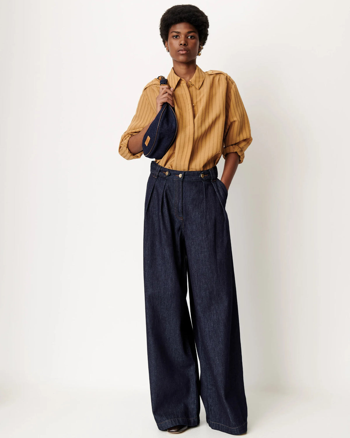 Dievo Dark Denim Trousers