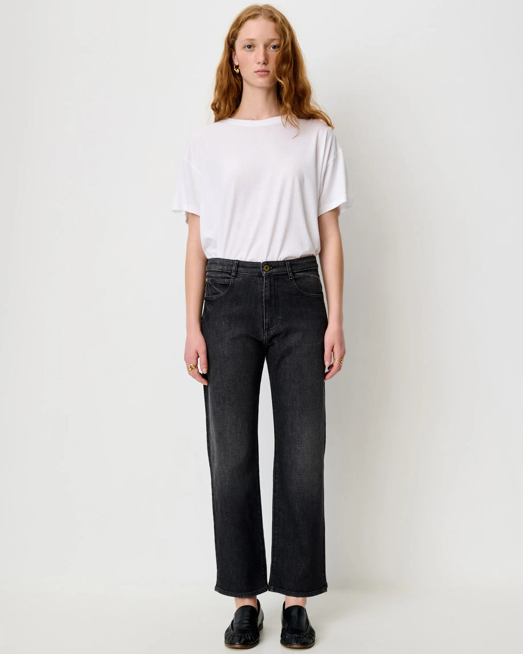 Marino Broken Black Cropped Jeans