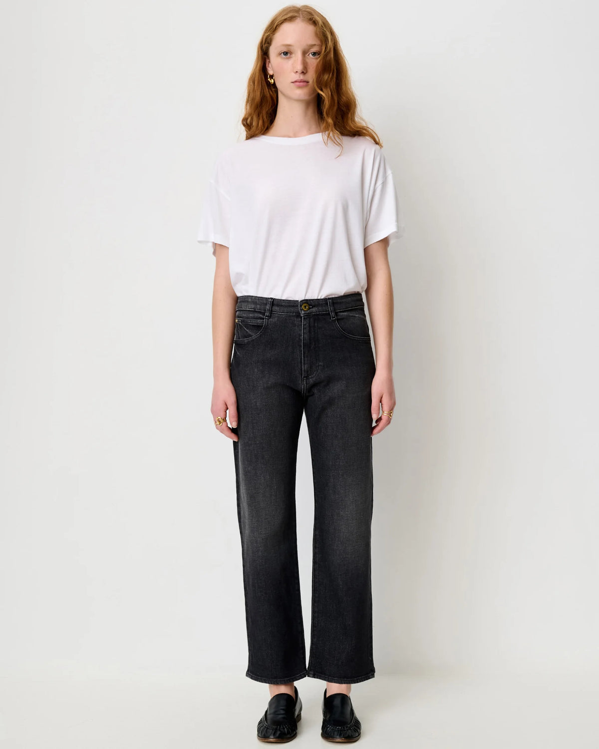 Marino Broken Black Cropped Jeans