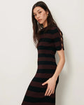 Moore Striped Knit Dress