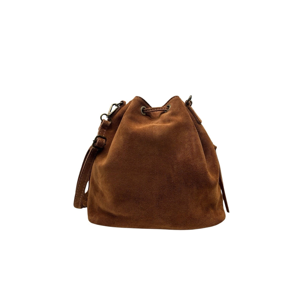 Aurelia Suede Bucket with Fringe