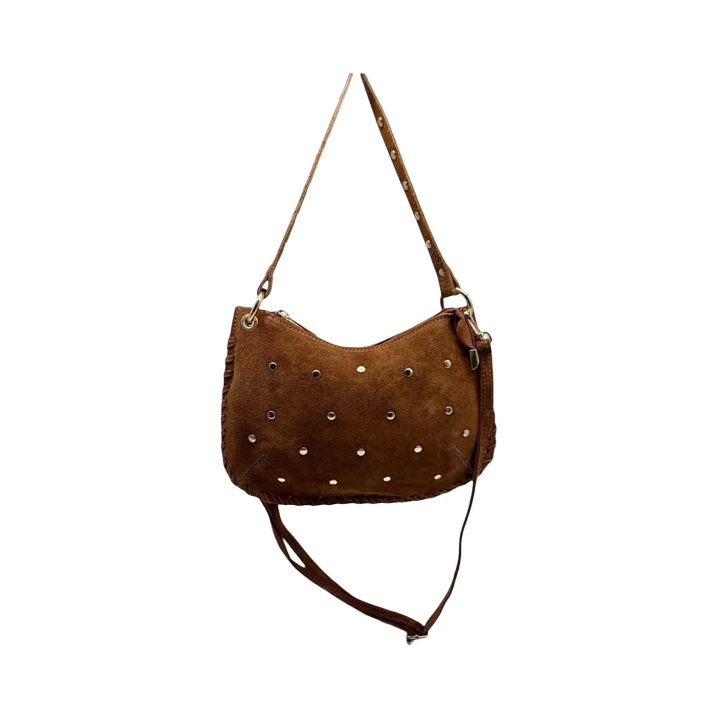 Loana Studded Suede Bag