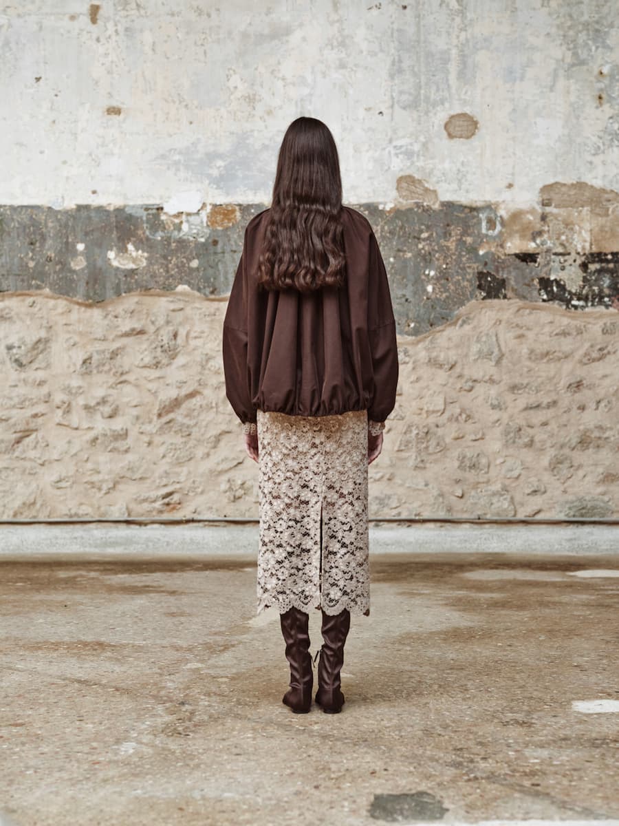 Dorine Chocolate Brown Jacket
