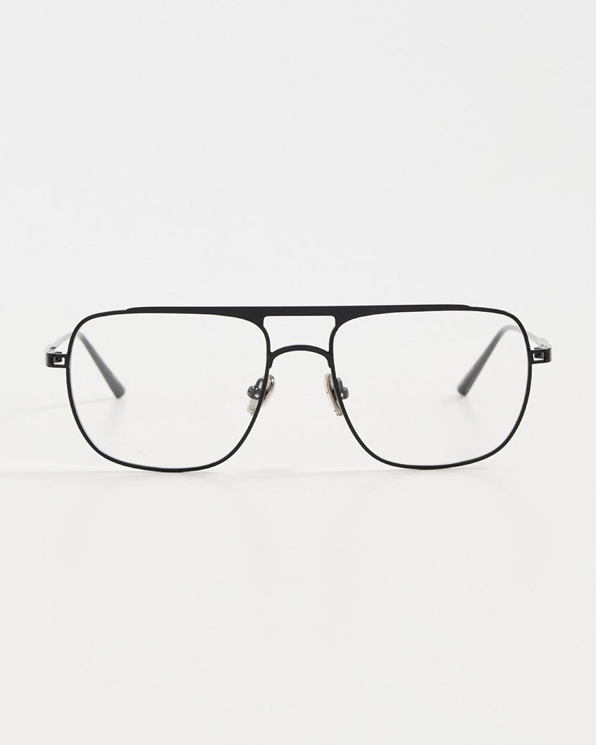 Elisa Johnson Jane Black Metal Frame Glasses