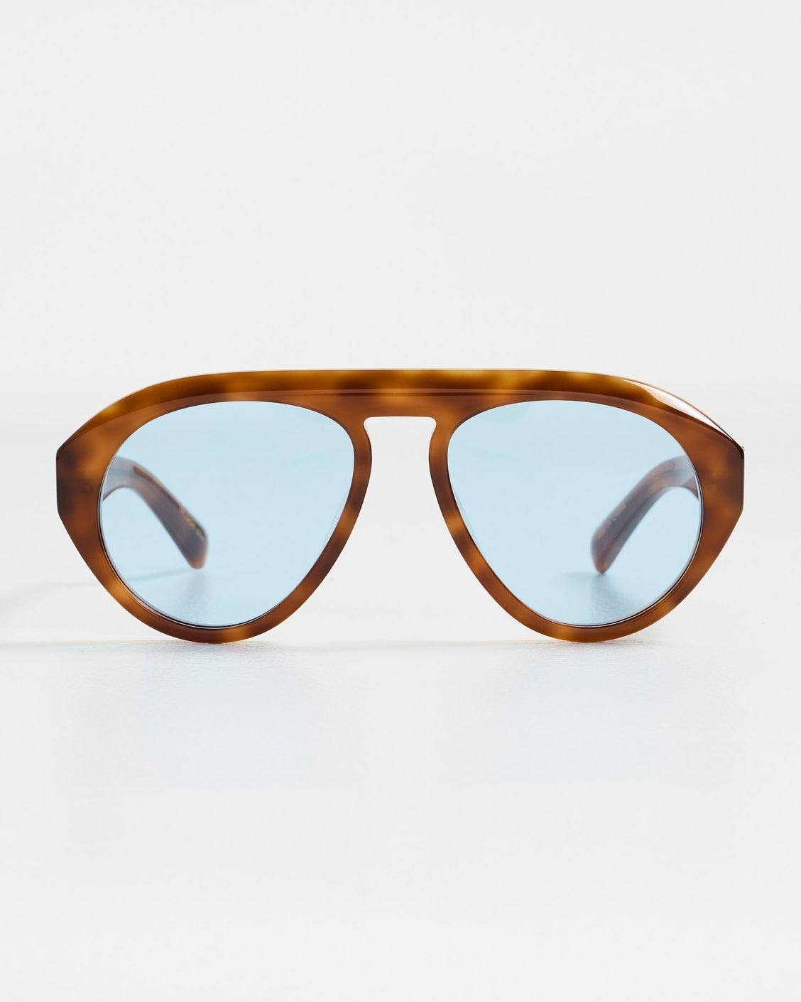 Elisa Johnson Val Light Tortoise Blue Lens