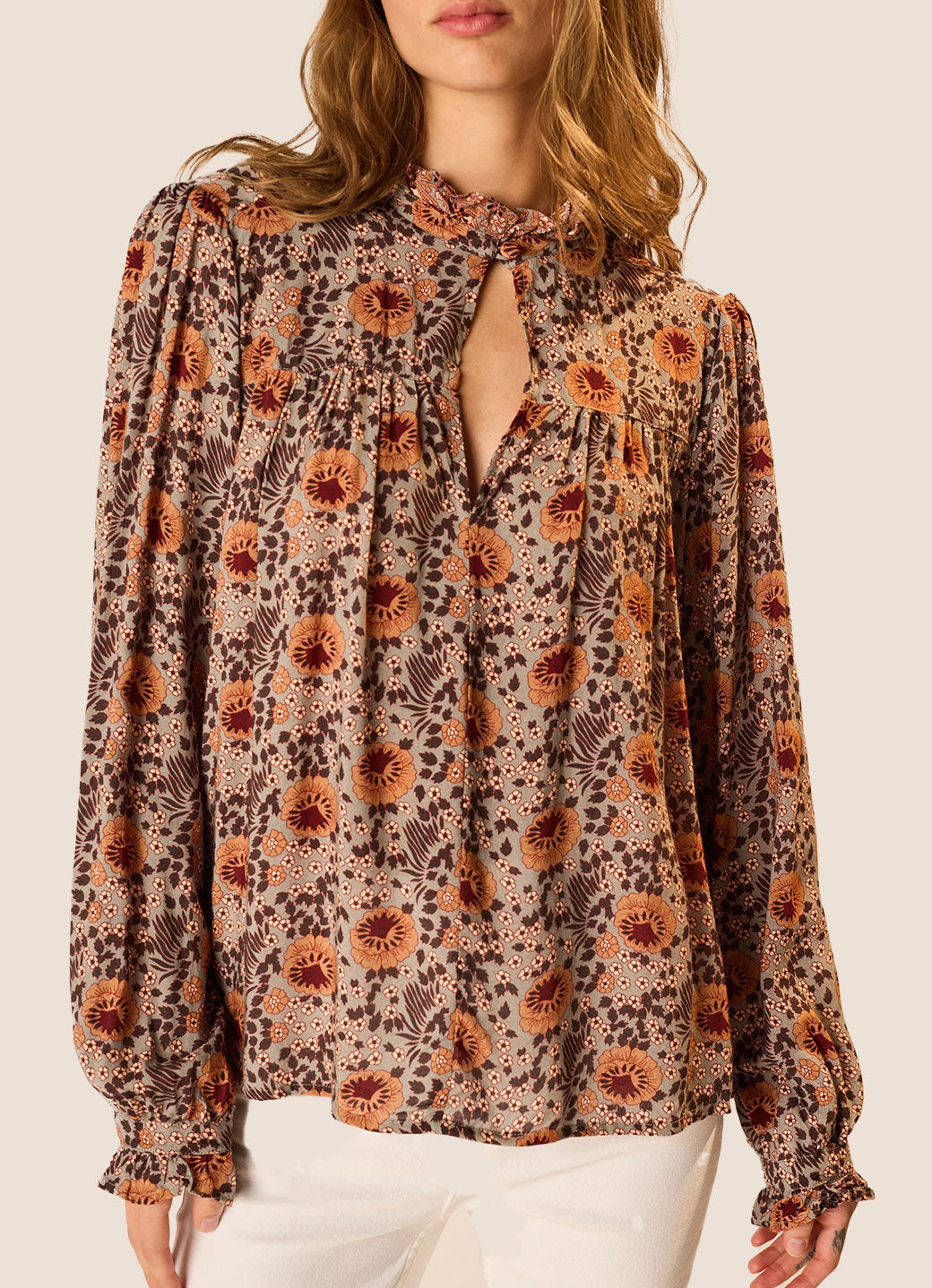 Vintage Flowers Georgia Top