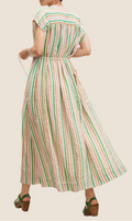 Richie Dress | Button up kaftan dress with rope tie