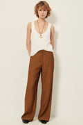 Tacreto Bronze Crepe Pants