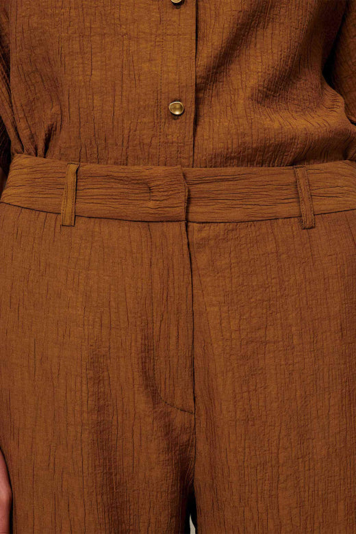 Tacreto Bronze Crepe Pants