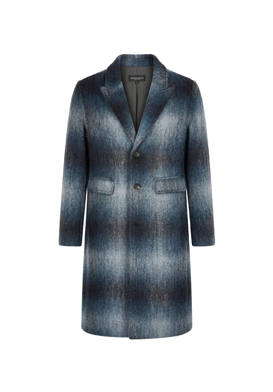 Good Match Blue Space Dye Coat