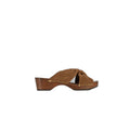 Yuri Suede Brown Slide